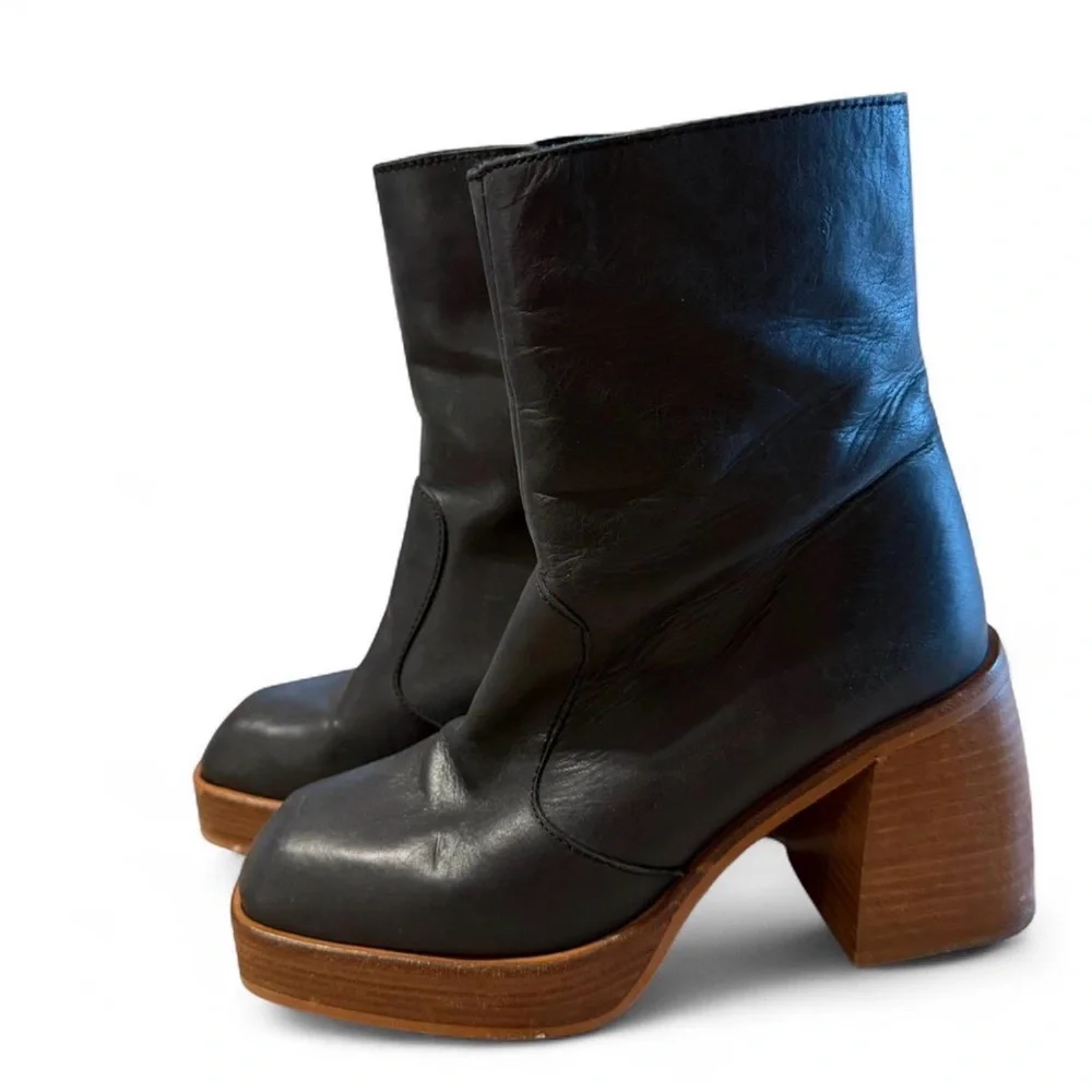 Free People Ruby Platform Boots sz 38 - Picture 7 of 7